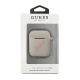 Guess AirPods Case Silicone Vintage, Gray Pink
