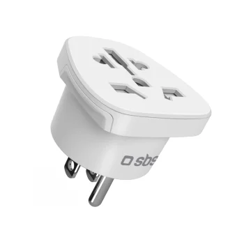 SBS Universal US Travel Adapter, White