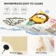 Double-sided Foldable Foam Play Mat Pad Rug for Kids, Street/Animals, 198x179cm