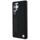 BMW Leather Big Wordmark Case for Samsung Galaxy S25 Ultra, Black