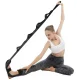 Leg Muscle Stretching Strap FT51, 152cm, Black/Red