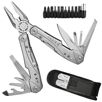 Multifunctional Foldable Tool Tourism Picnic Pocket Knife Pliers, 23in1