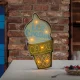 Forever Light Retro LED Metal Sign Ice Cream