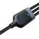 Joyroom S-A18 3in1 USB-A to Lightning / USB-C / MicroUSB Cable 1.2m, Black