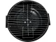 Portable Round Charcoal Grill with Lid and Wheels, 40 cm