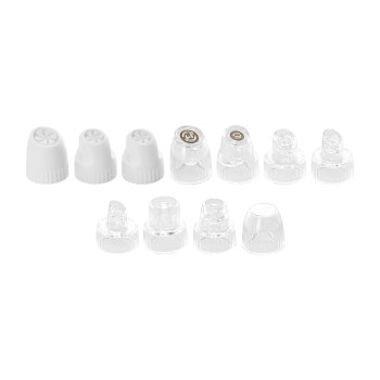 Uzgaļu komplekts Giovanni 6in1 Ashe Super burbuļu mašīnai | Set of tips for bubble machine