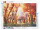 Dimantu Mozaīkas Komplekts Rokdarbs Glezna 5D Skrejošie Zirgi 40x30 cm | Diamond Mosaic Embroidery Kit Painting...