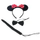 Kids Mouse Costume Set with Ears Headband, Bow Tie, and Tail
