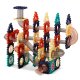 Ricokids Magnetic Tiles Marble Run Construction Set RK-765, 110 Pieces
