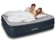 Intex 64136ND Double Airbed with Electric Pump, 203x152x42 cm, Blue/Grey