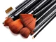 Makeup Brush Set, 12 Pcs, with Case, Black