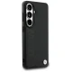 BMW Leather Hot Stamp MagSafe Case for Samsung Galaxy S26 Plus - Black