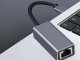 USB A Ethernet adapteris tīkla karte LAN RJ45 100 Mb/s, pelēks