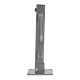Multistore Folding Parking Barrier with Lock, 50 cm, Reflective