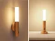 LED Wall Lamp with Motion Sensor and Magnetic Mount, Warm White, Dark Brown