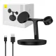 Baseus Swan 3 in 1 Magnetic Charging Bracket 20W Black