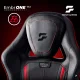 Ergonomic Gaming Chair with Footrest Specter Sofotel, black