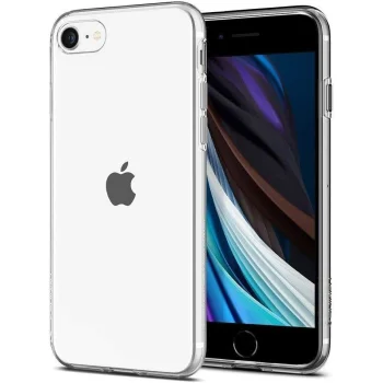 Apple iPhone 7 / 8 / SE (2020) (2022) 4.7" Spigen Liquid Crystal TPU Case Cover, Transparent