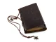 Retro Style Traveler\'s Notebook / Diary, Dark Brown