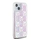 DKNY iPhone 15 / 14 / 13 Case Liquid Glitter Multilogo, Pink