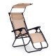 Zero Gravity Garden Sun Lounger with Canopy MultiGarden, Beige