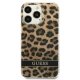 Guess iPhone 13 Pro / 13 6.1\" Case Leopard Brown