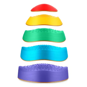 4FIZJO Sensory Stepping Stones Balance Set for Kids, 5 pcs
