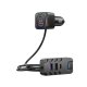 Bluetooth FM-трансмиттер XO BCC13 автомобильная зарядка 6.2A, черный