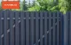 Profiled Metal Fence Board Polo PMx2 1650 mm, RAL 8019
