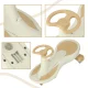 Swing Fix S4 Gravity Ride-On Toy with LED Wheels and Music, 76 cm, Beige
