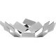 Alessi MT01 La Stanza dello Scirocco Basket Bowl, Stainless Steel, Silver