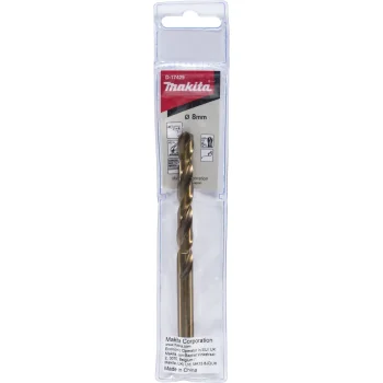 Makita D-17429 HSS-Co Metal Drill Bit 8.0 x 117 mm