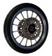 Reflective Wheel Rim Stickers AG555A, Blue
