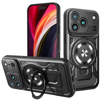 TFO Defender Armor Mag Case for iPhone 17 Pro 6.3" / 18 Pro 6.3", MagSafe, Black