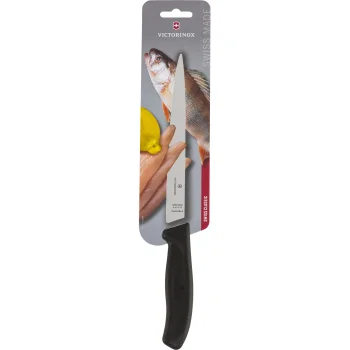 Victorinox Swiss Classic Flexible Filleting Knife, 20 cm, Black