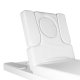 Azzurro Косметологическая кушетка 815B с LED подсветкой Белая