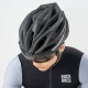Rockbros Bike Helmet with Visor, Detachable UV Protective Goggles, Unisex - Black