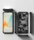 Ringke Fusion X Case for Samsung Galaxy A57 5G - Black and Gray