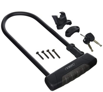 U-образный велозамок ABUS Granit Plus 470/150HB300 с креплением EaZyKF черный