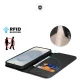 Dux Ducis Hivo Wallet Case for Samsung Galaxy S25 Edge, Black