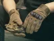 Tactical Gloves with Knuckle Protection, Size XL, Khaki