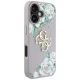 Guess Grained Roses Big 4G Logo Case for iPhone 16 - Purple