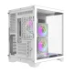 Darkflash FT350 PC Case with 5 ARGB Fans, White
