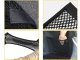 Car Trunk Storage Net with Velcro 50x25 cm, Black