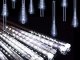 Meteor Shower LED Lights 50cm 8 Tubes IP44 Waterproof, Cool White