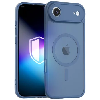 Telefono dėklas 3mk Misty MagCase, iPhone Air, MagSafe, mėlynas