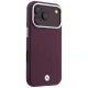 BMW Sign Inclined Deboss Letters MagSafe Case for iPhone 17 Pro / 18 Pro - Burgundy