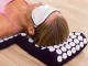 Acupressure Massage Pillow 28x32cm, Blue
