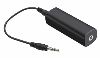 Ground Loop Noise Isolator Noise Filter with 3.5mm Mini-Jack AUX Audio Cable for Car Audio, Home Stereo System