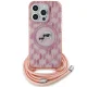 Karl Lagerfeld iPhone 15 Pro Max Case IML Crossbody Monogram, Pink